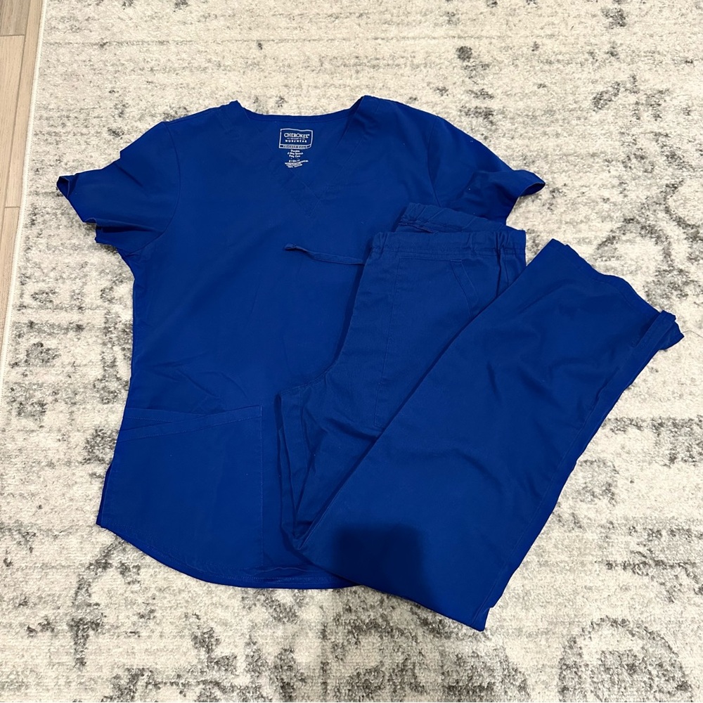 Cherokee Navy Scrub Set